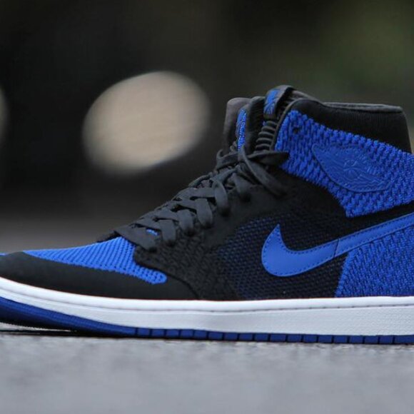 Nike Air Jordan 1 Retro High Flyknit Men’s Size 11 Royal Blue 919704-006… - Picture 6 of 13